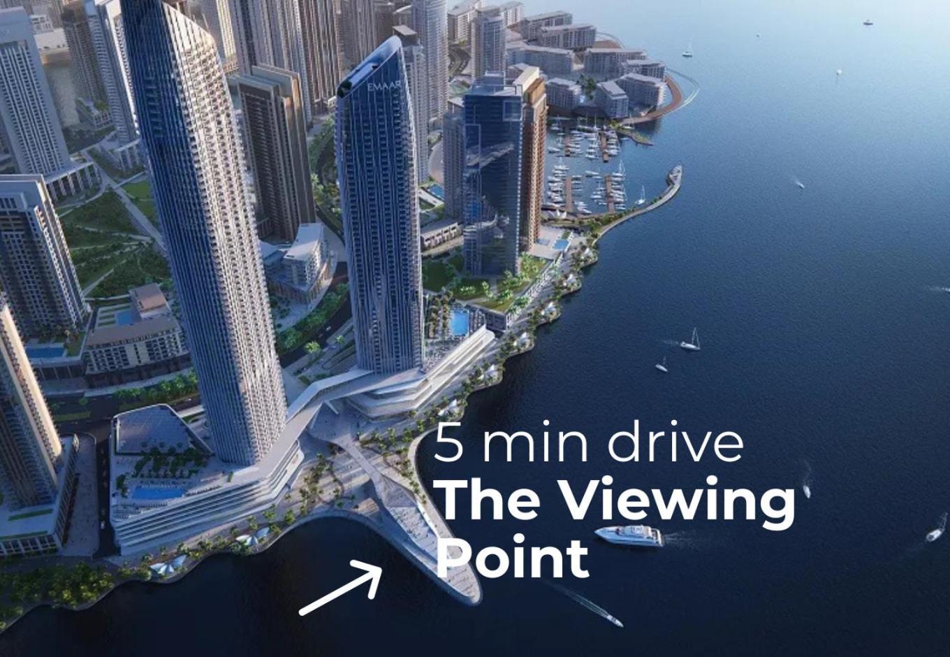 Waterfront 1br With Infinity Pool In Creek Edge T1 * Dubai
